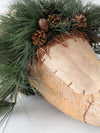 vintage large holiday cornucopia display