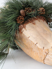 vintage large holiday cornucopia display