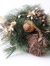 vintage large holiday cornucopia display