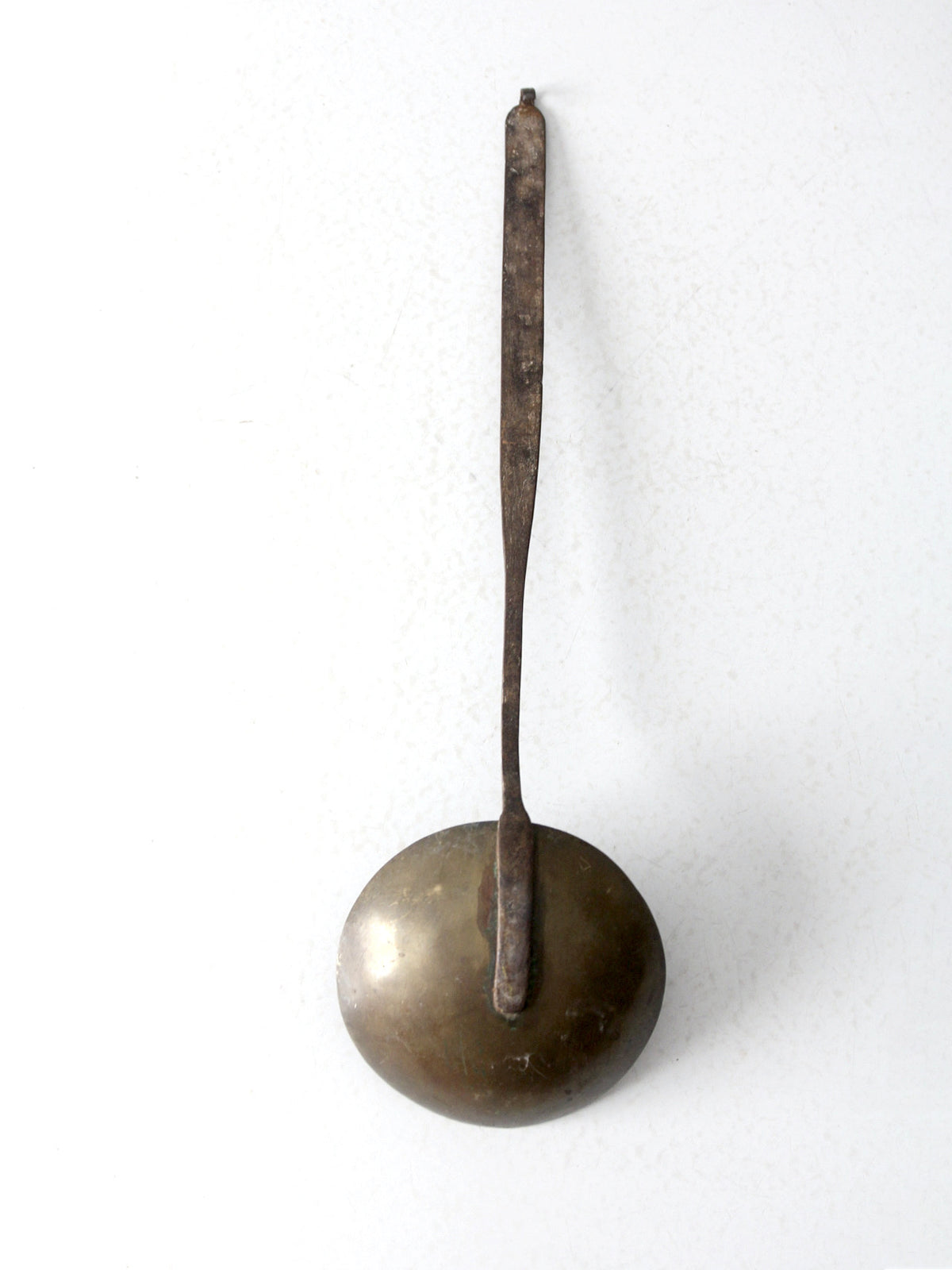 antique brass fireplace ladle