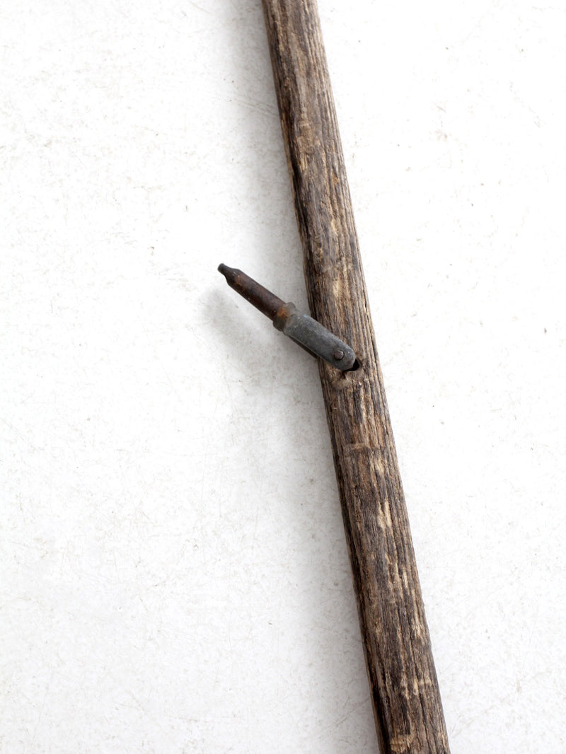 vintage wooden oar