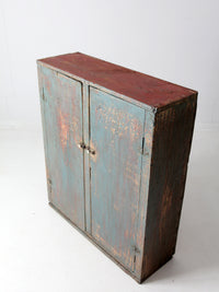 antique primitive cupboard cabinet