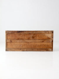 antique primitive tabletop cabinet with drawers and cupboards