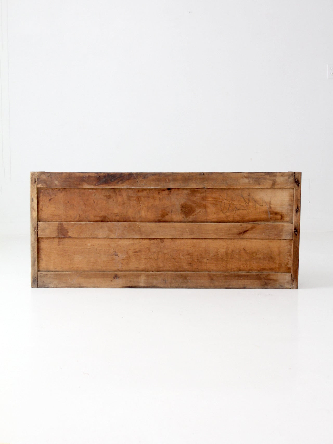 antique primitive tabletop cabinet with drawers and cupboards