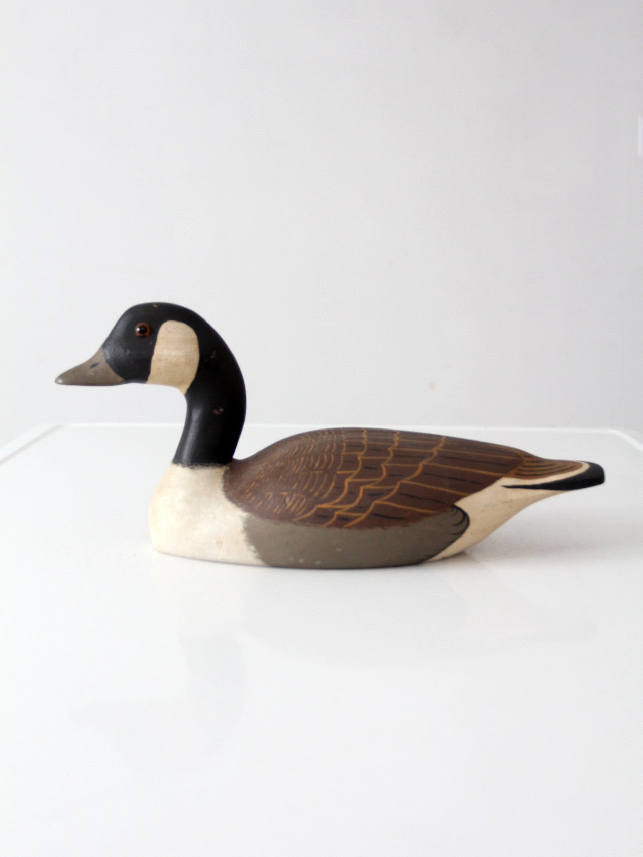 vintage hand carved painted Canada goose decoy