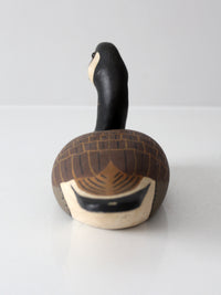 vintage hand carved painted Canada goose decoy