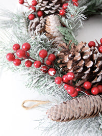 vintage Christmas wreath