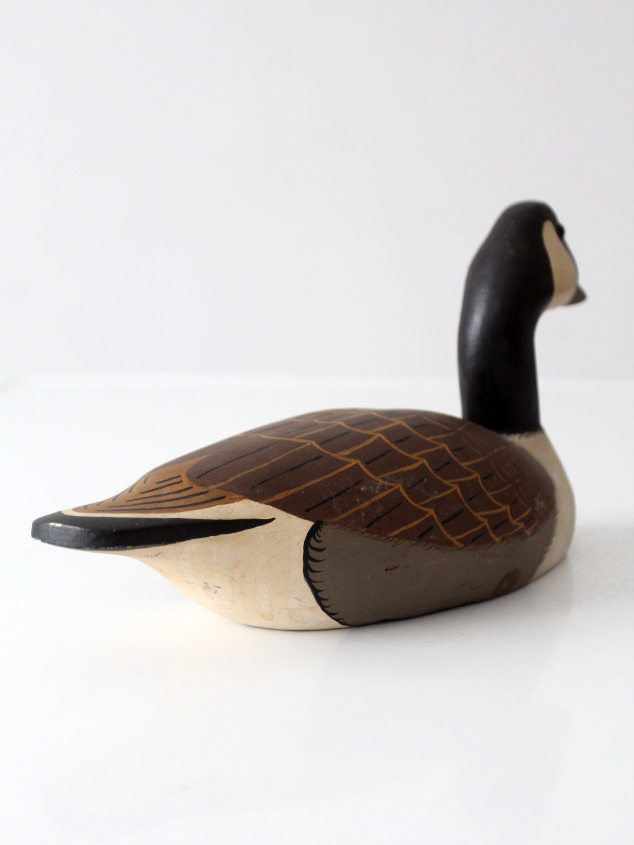 vintage hand carved painted Canada goose decoy