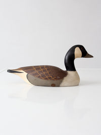 vintage hand carved painted Canada goose decoy