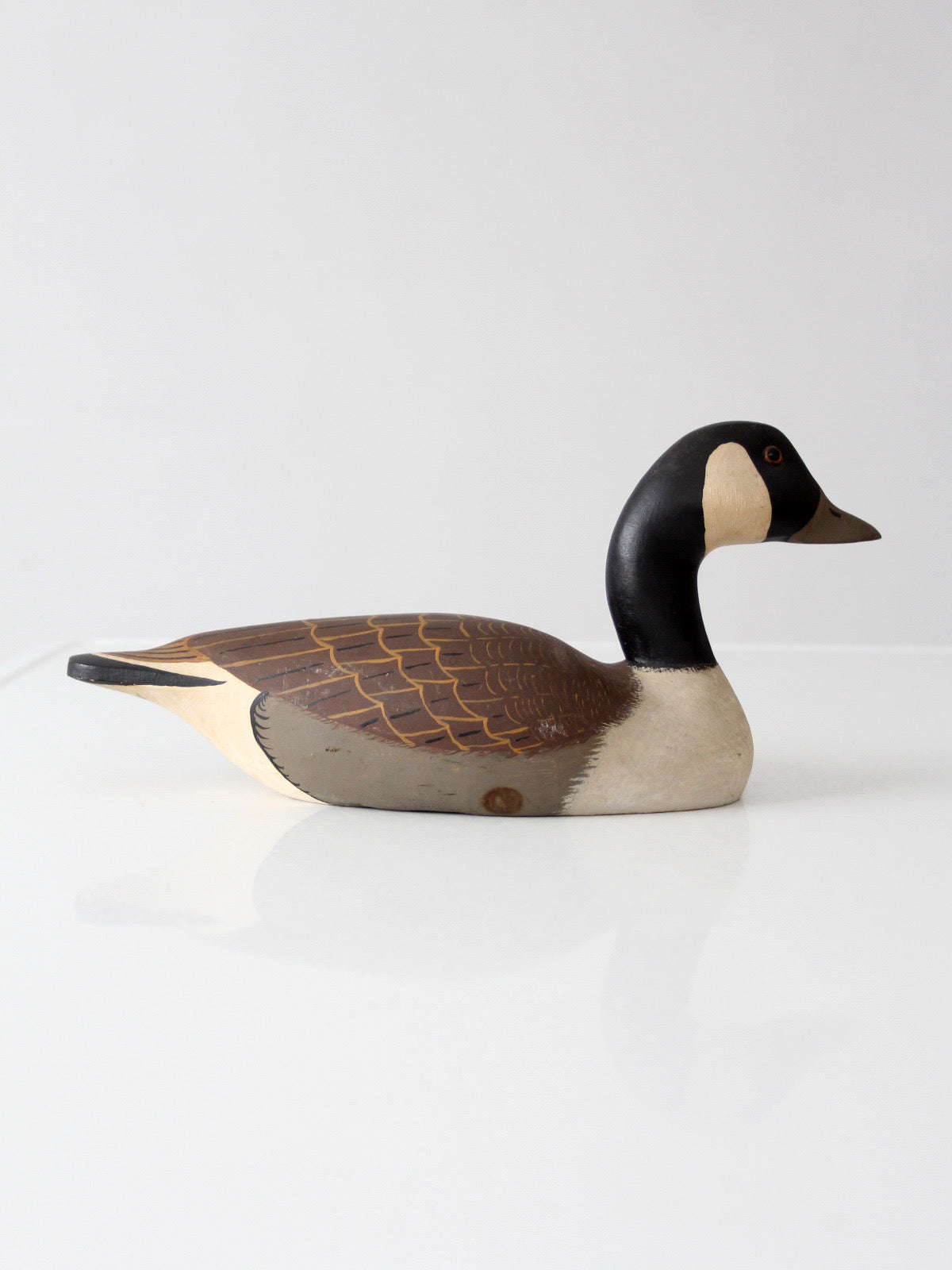 vintage hand carved painted Canada goose decoy