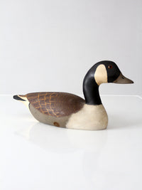 vintage hand carved painted Canada goose decoy