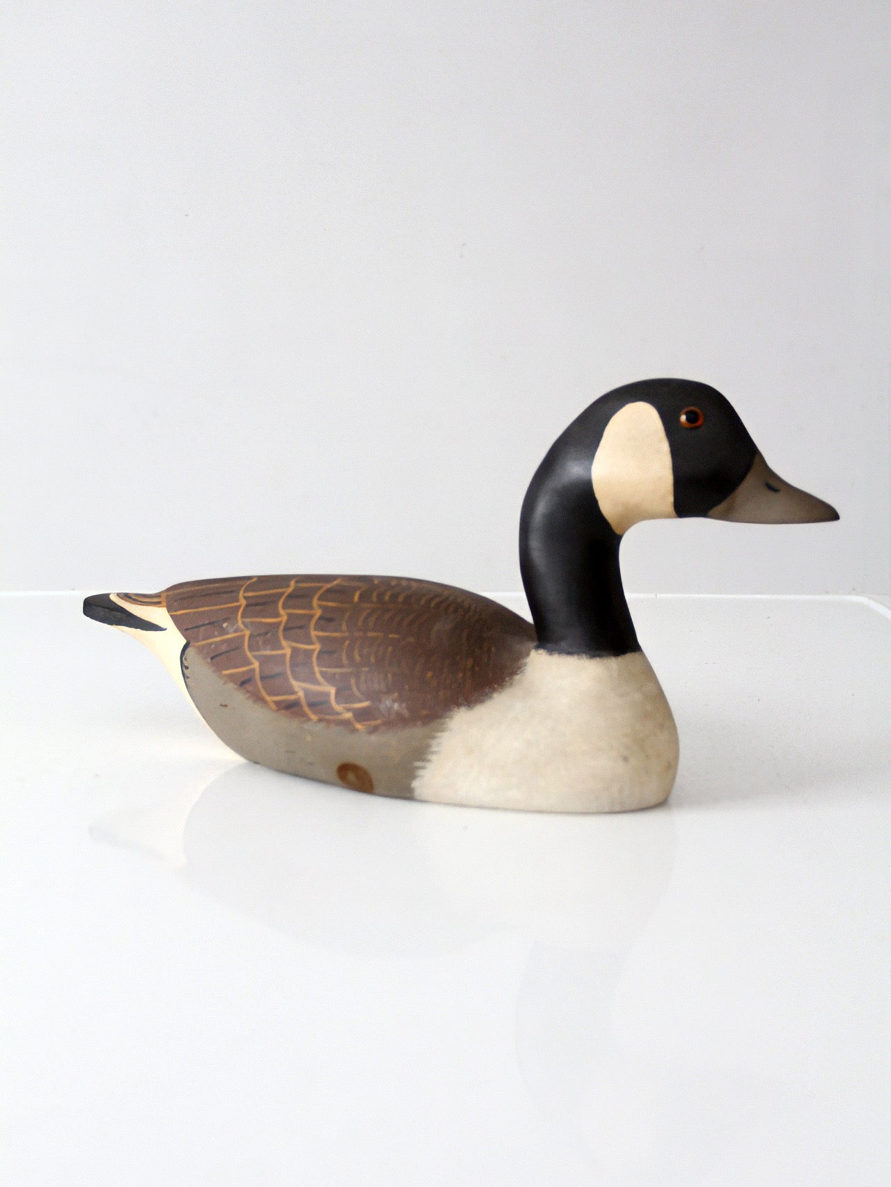 vintage hand carved painted Canada goose decoy