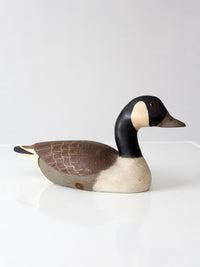 vintage hand carved painted Canada goose decoy