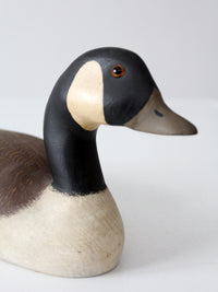 vintage hand carved painted Canada goose decoy