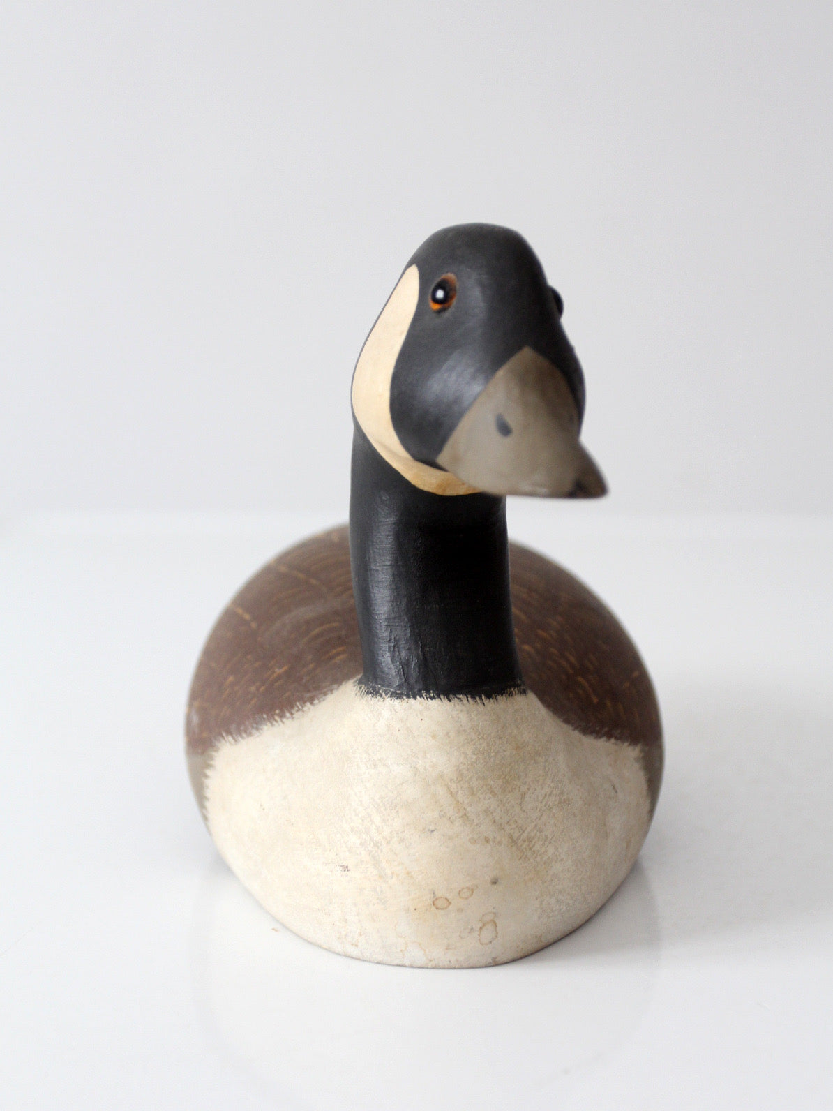 vintage hand carved painted Canada goose decoy