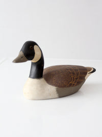 vintage hand carved painted Canada goose decoy