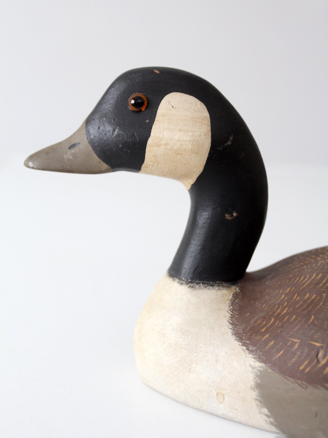 vintage hand carved painted Canada goose decoy