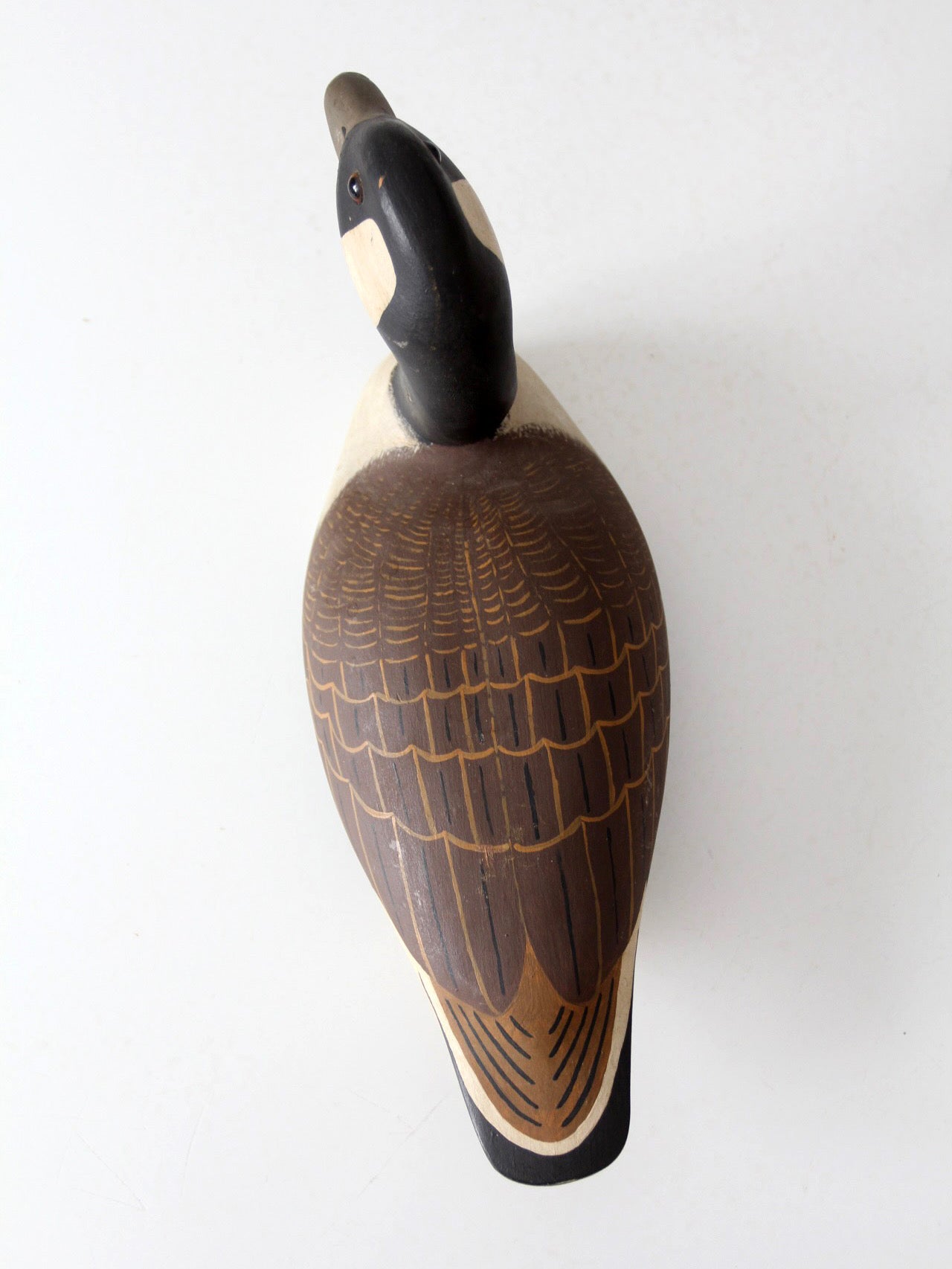 vintage hand carved painted Canada goose decoy