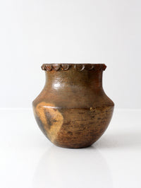 vintage handmade studio pottery vase