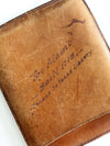 vintage Alamo Texas stag leather wallet