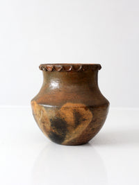 vintage handmade studio pottery vase