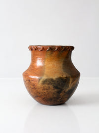 vintage handmade studio pottery vase