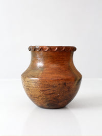 vintage handmade studio pottery vase