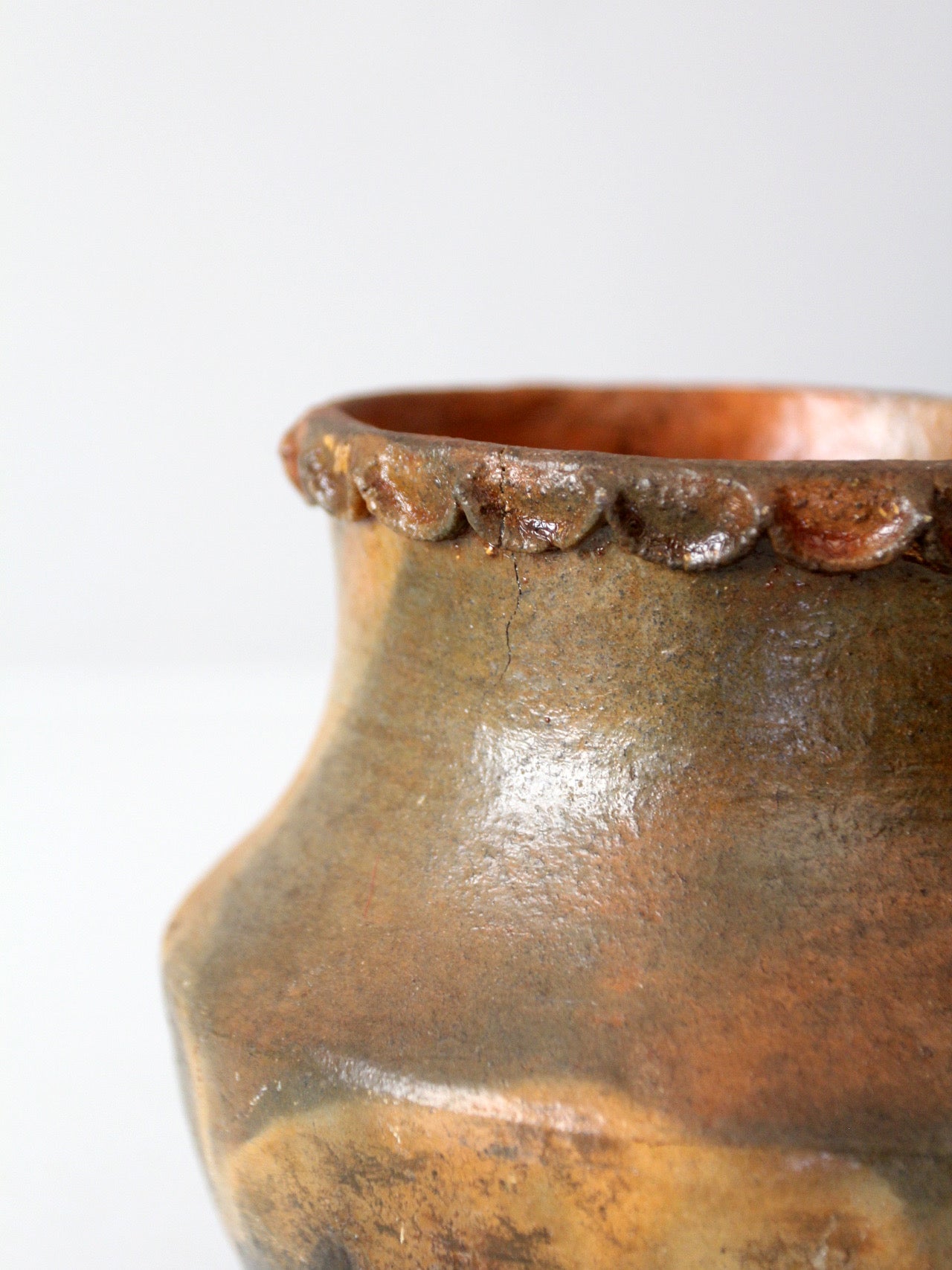 vintage handmade studio pottery vase