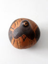 vintage Peruvian gourd art