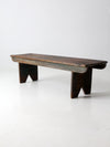 antique primitive wood bench