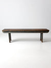 antique primitive wood bench