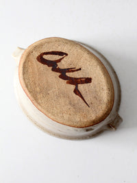 vintage studio pottery bowl