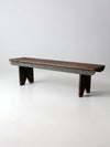 antique primitive wood bench