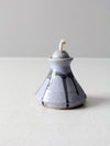 vintage studio pottery oil candle