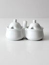 vintage Houston Harvest double condiment server