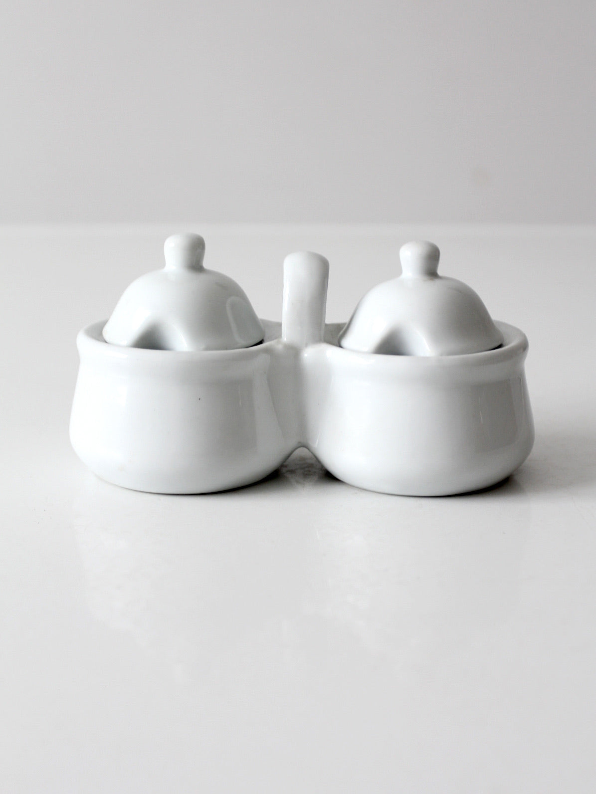 vintage Houston Harvest double condiment server