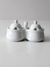 vintage Houston Harvest double condiment server