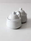 vintage Houston Harvest double condiment server