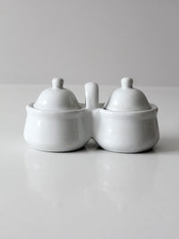 vintage Houston Harvest double condiment server