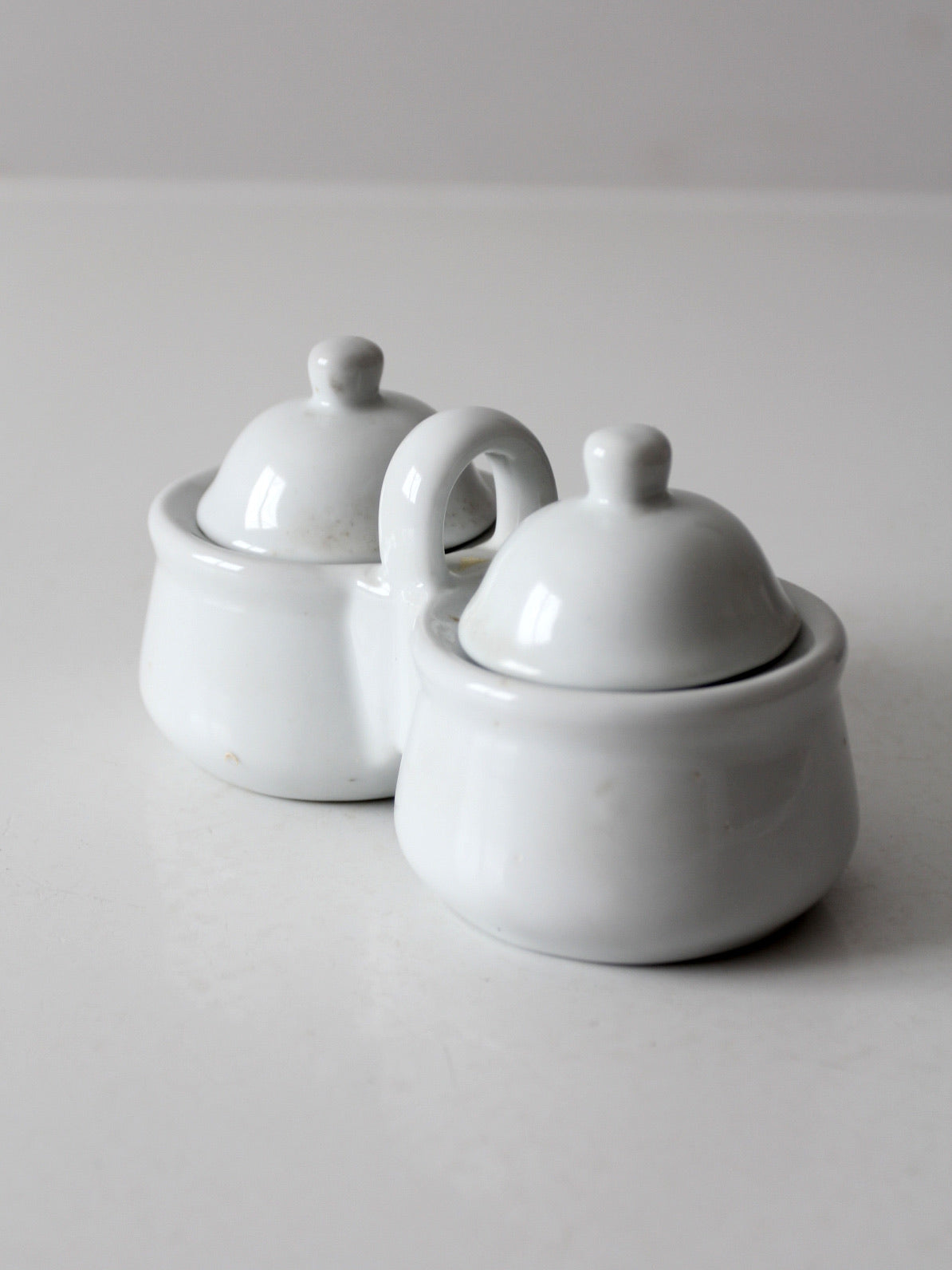 vintage Houston Harvest double condiment server