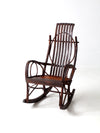 vintage Amish bentwood rocking chair