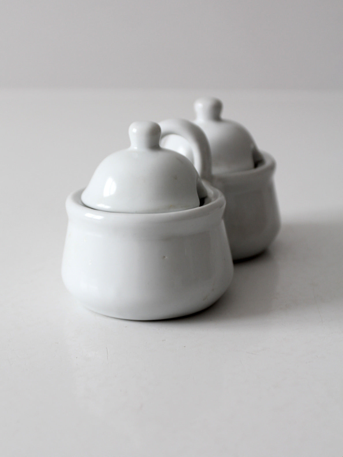 vintage Houston Harvest double condiment server