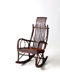 vintage Amish bentwood rocking chair