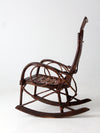 vintage Amish bentwood rocking chair