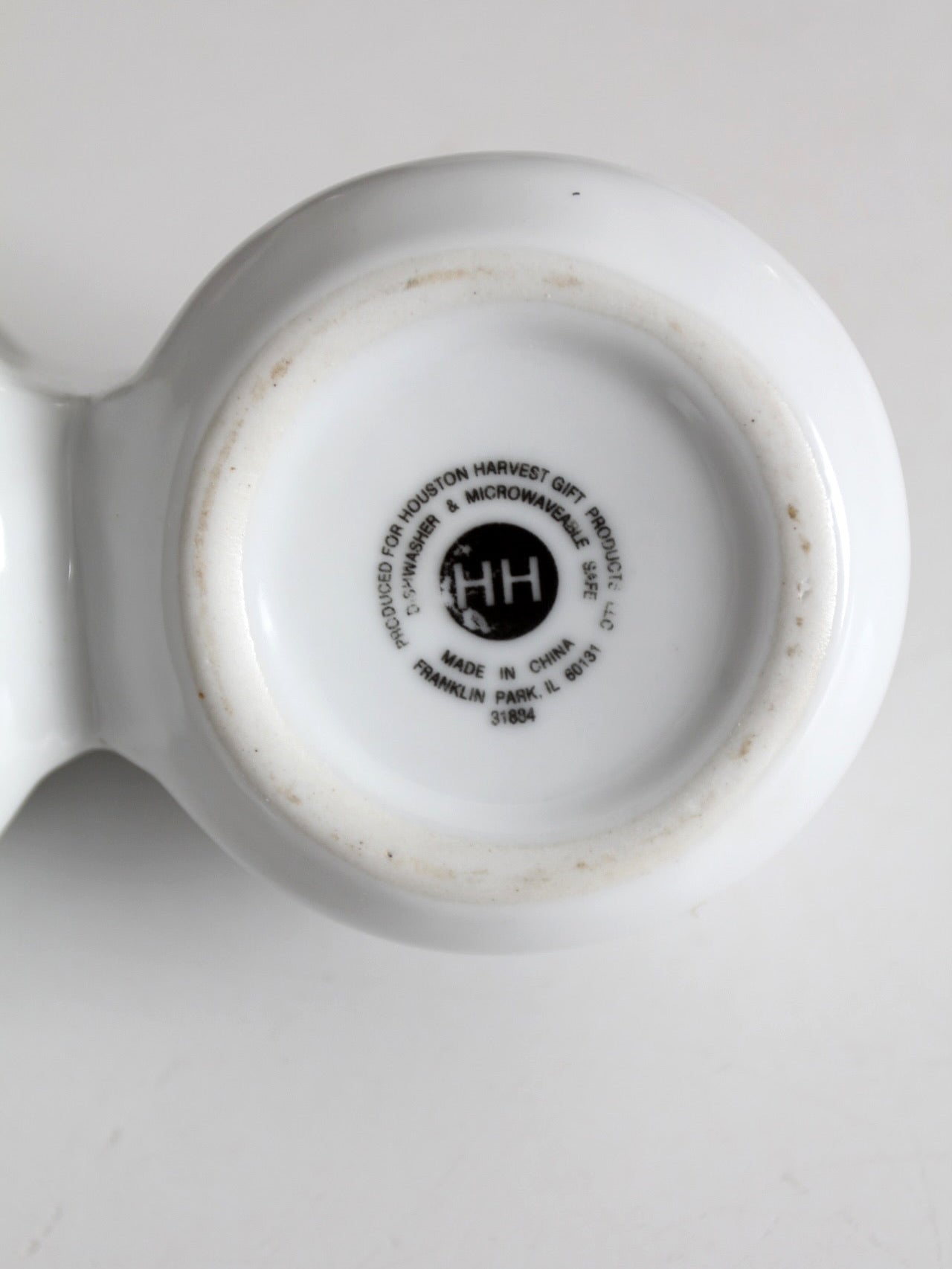 vintage Houston Harvest double condiment server