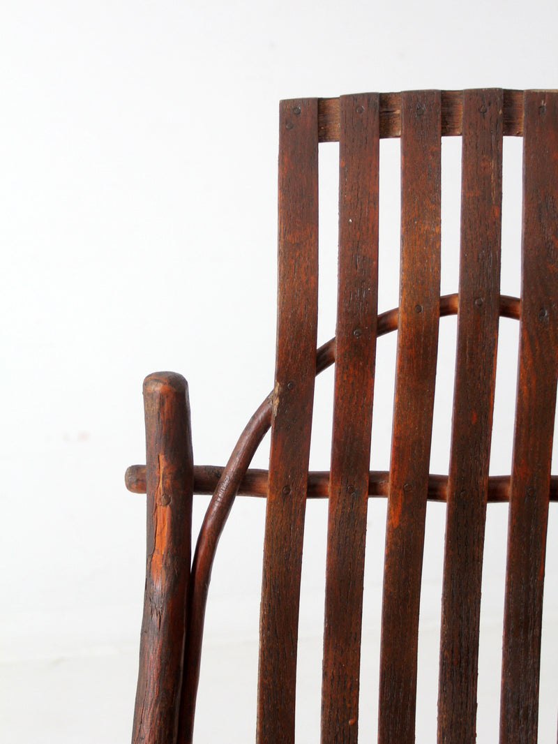 vintage Amish bentwood rocking chair
