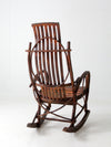 vintage Amish bentwood rocking chair