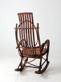 vintage Amish bentwood rocking chair