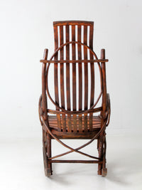 vintage Amish bentwood rocking chair
