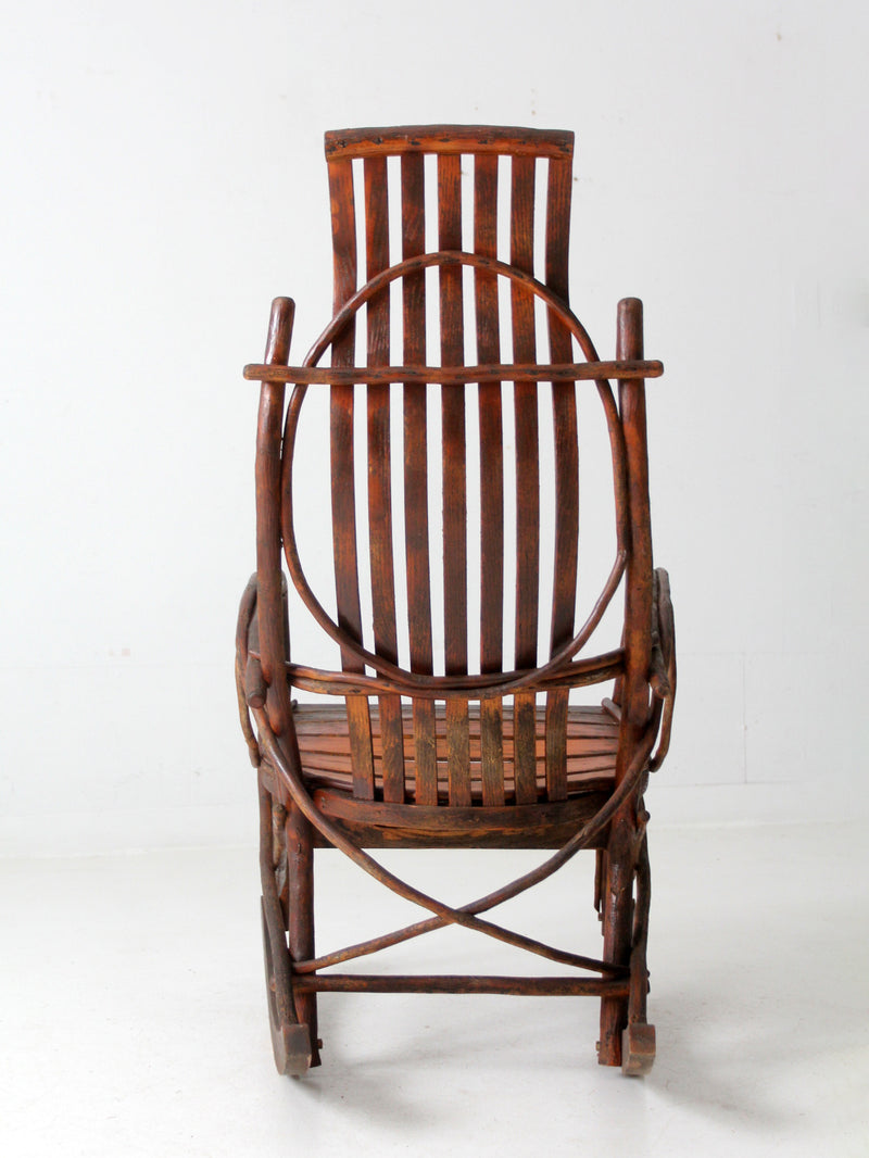 vintage Amish bentwood rocking chair